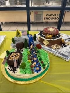 Decorated cake example