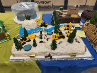 Colorful cake design